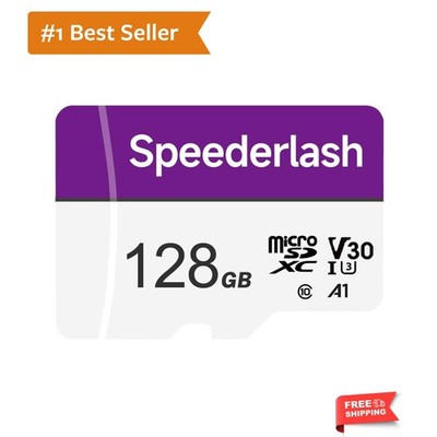 Micro SDXC Memory Card 128GB- Camera Plus TF Card with Adapter, U3, V30, Up t...