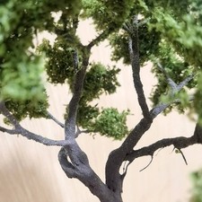 Miniatur Baum gr&uuml;n Laub Deko Landschaft zum Basteln