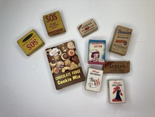 Vintage Barbie Miniatures DREAM KITCHEN BOXES  FOOD  CLEANING   XTRAS B3-03