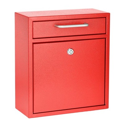 Wall Mount Mailbox - Mailbox with Lock and Keys- Durable Wall Mounted Locking...