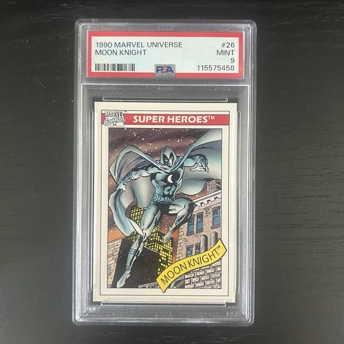 Moon Knight PSA 9 Mint 1990 Marvel Universe Series 1 #26 Impel