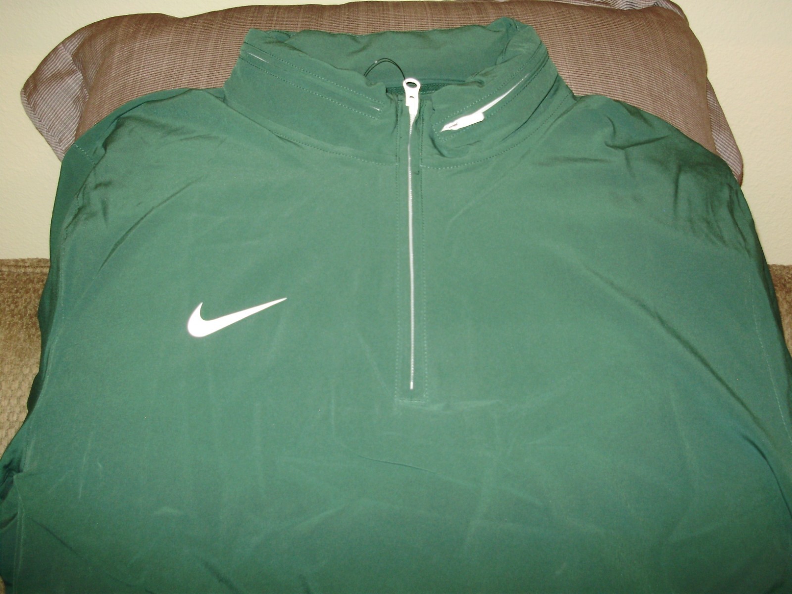 SACAI X NIKE Nike Woven Coaches FJ9548 verde bianco S S 1 4 zip golf felpa con cappuccio giacca a vento uomo XL