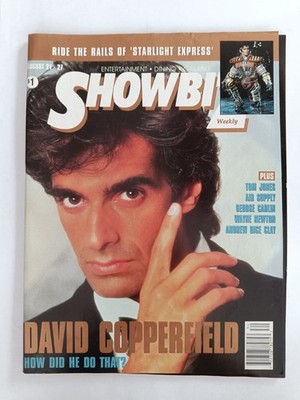 DAVID COPPERFIELD SHOWBIZ August 21-27, 1994 Entertainment Gaming Dining Magazin