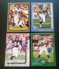 Randy Moss Minnesota Vikings NFL Topps 4 Card Lot Football