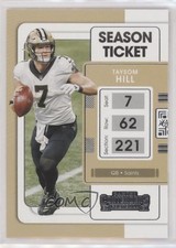 2021 Panini Contenders Taysom Hill #72 0v39