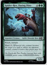 Spider Rex Daring Dino Foil 818 Marvel Super Heroes Magic the Gathering