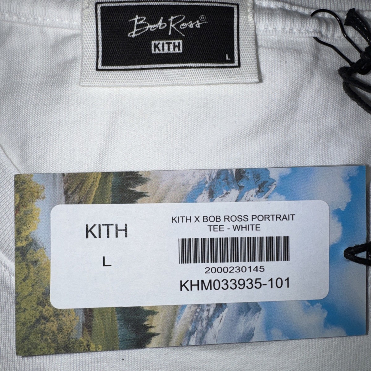 Kith Bob Ross Portrait Tee • INSTORE EXCLUSIVE • L •2026 •BRAND 