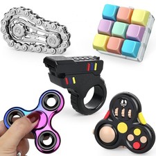 5 PCS Fidget Toys Set for Adults, Small (1 inch height), Multicolor