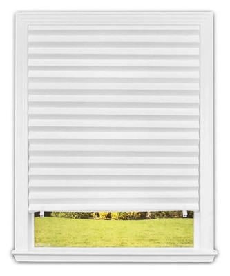 Redi Shade 36-Inches x Grey Room Darkening Cordless Pleated shade