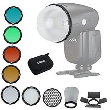 TR-09 Magnetic Round Head Flash Accessory Kit for Godox V1, V1 Pro, H200R,