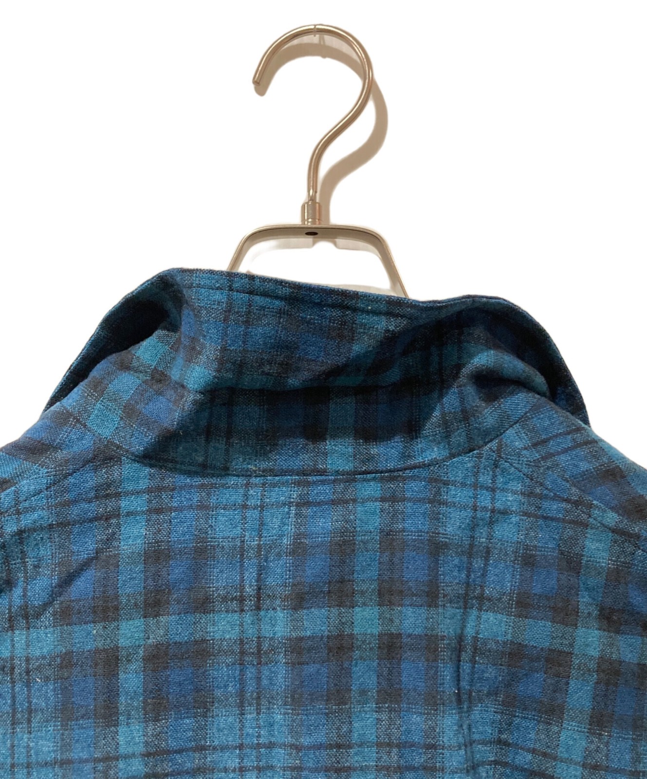 PENDLETON 60's wool check unconstructed jacket Si… - image 7