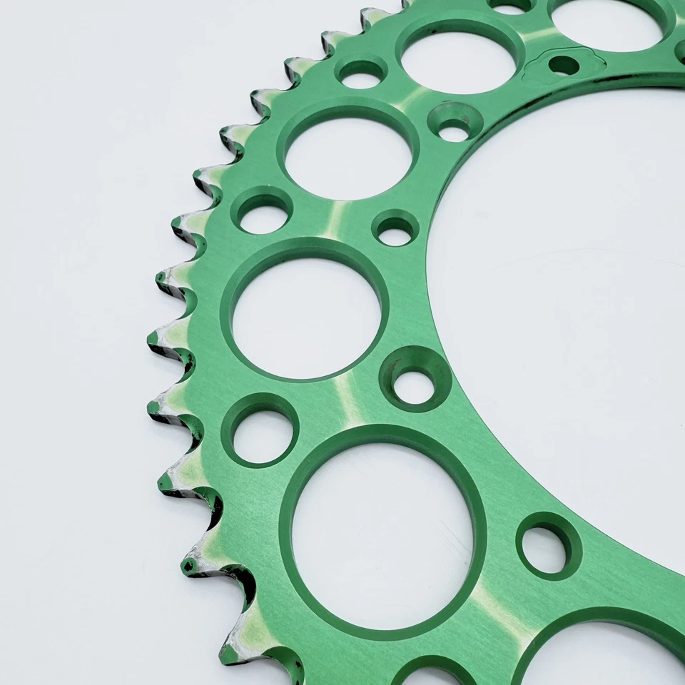 Piñón trasero Kawasaki KX250F Renthal Ultralight 50T 2004 verde Foto 4 de 4