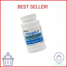 Rising Pharma - Mag64 Magnesium Chloride with Calcium Tablets - 60 Counts