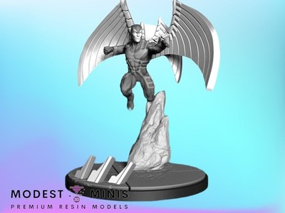 Blue Harpy - 32mm - 40mm Mini | Crisis Protocol Proxy | C27