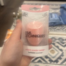 Real Techniques Miracle Powder Sponge, Makeup...