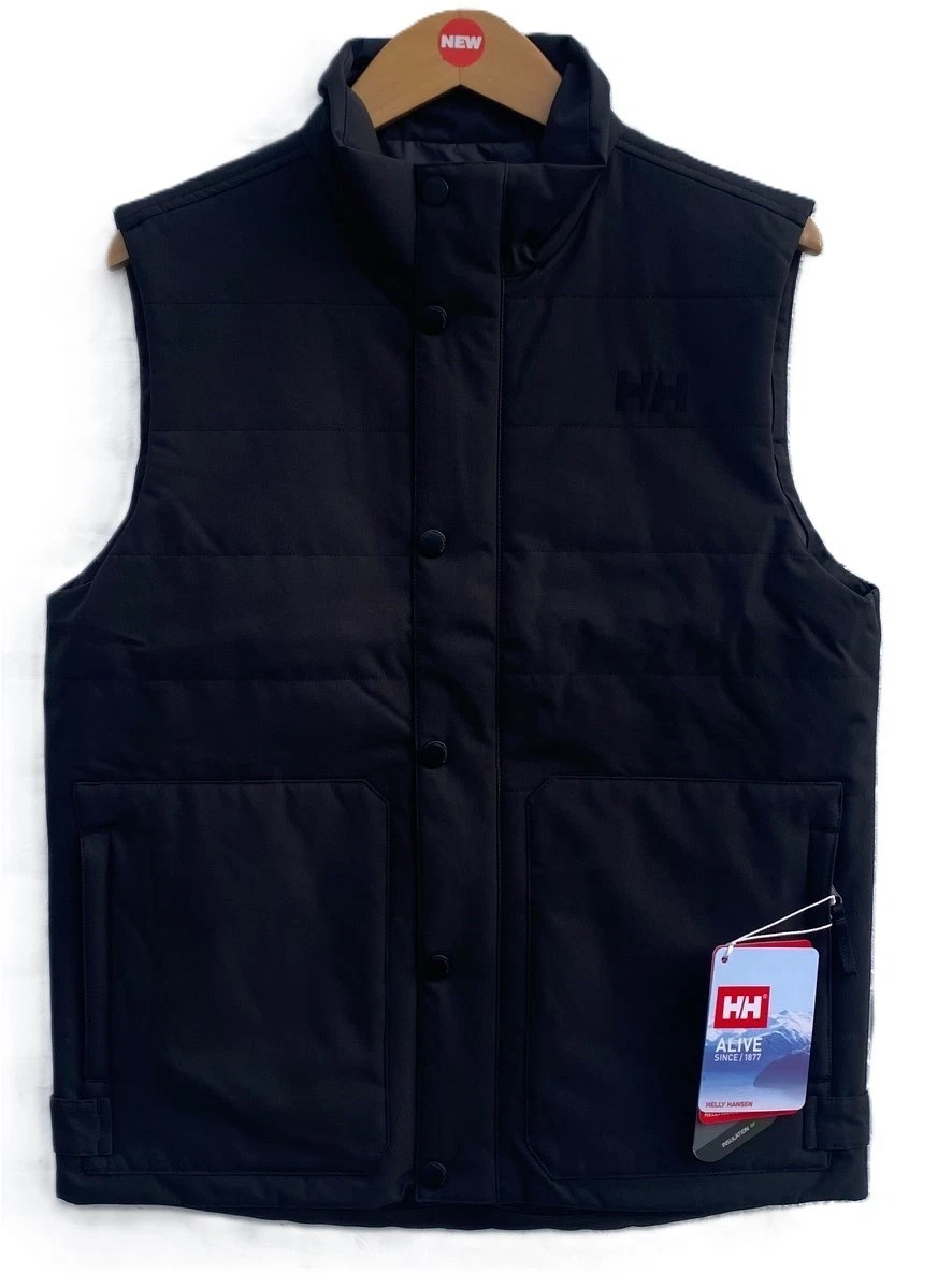 Men's Helly Hansen Escape Insulated Vest BLACK $140, Size: S
