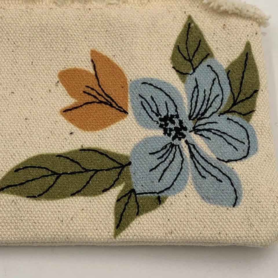 Dylan Mierzwinski X Fringe Floral Zip Bag Coin Purse - Image 2 of 4