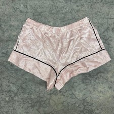 Victoria  s Secret Women  s Satin Pink Pajama Shorts Size Small