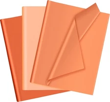 30 Sheets Tissue Paper for Packaging Gift Bags Decoration, 14 x 20 Inch Orange