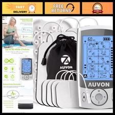 Dual Channel TENS Unit Muscle Stimulator - 20 Modes, 2"x4" Electrode Pads