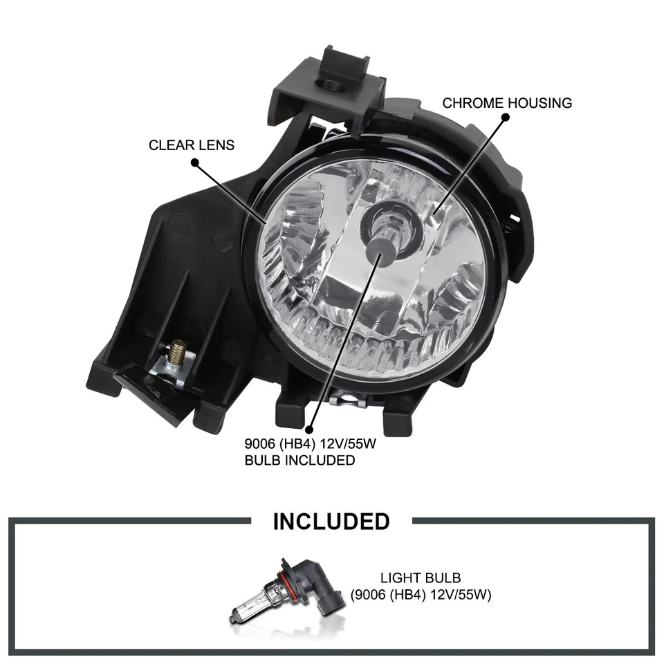 Fits 2008-2011 Subaru Impreza WRX Clear Fog Lights Bumper Lamps+Switch 08-11 Foto 3 de 4