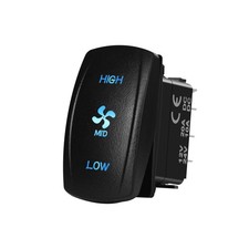 Marine Fan Rocker Switch 3Speed HIGH/MID/LOW ...