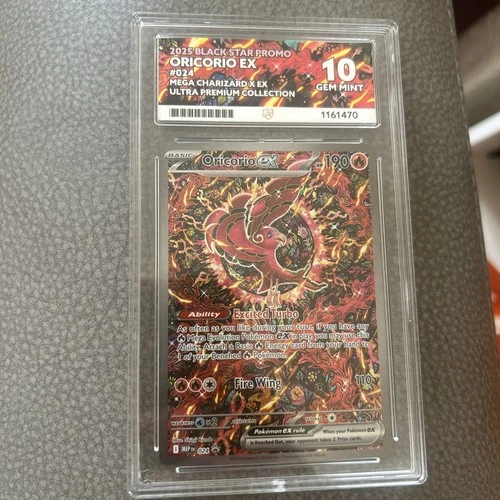 Pokémon TCG Oricorio Black Star Promo 024 GRADED ACE 10 Gem Mint