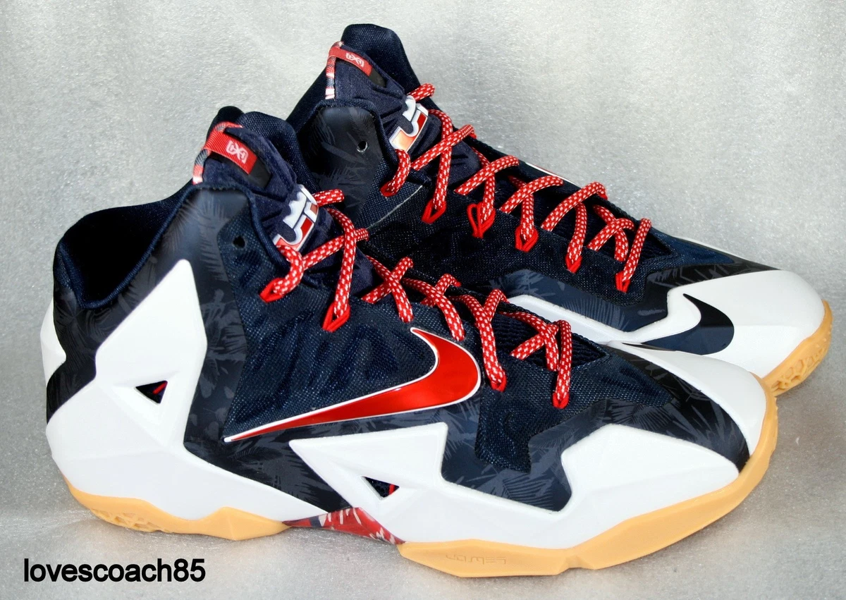 New Nike LeBron 11 Independence Day Men’s 9 with Original Box NIKE LEBRON XI 11  main image 4