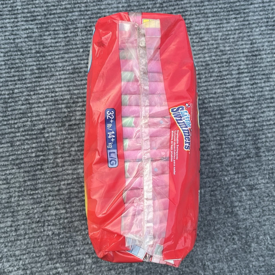 Vintage Huggies Little Swimmers Disney The Little Mermaid Memo Large 34lb 20 Pk - Image 3 of 4