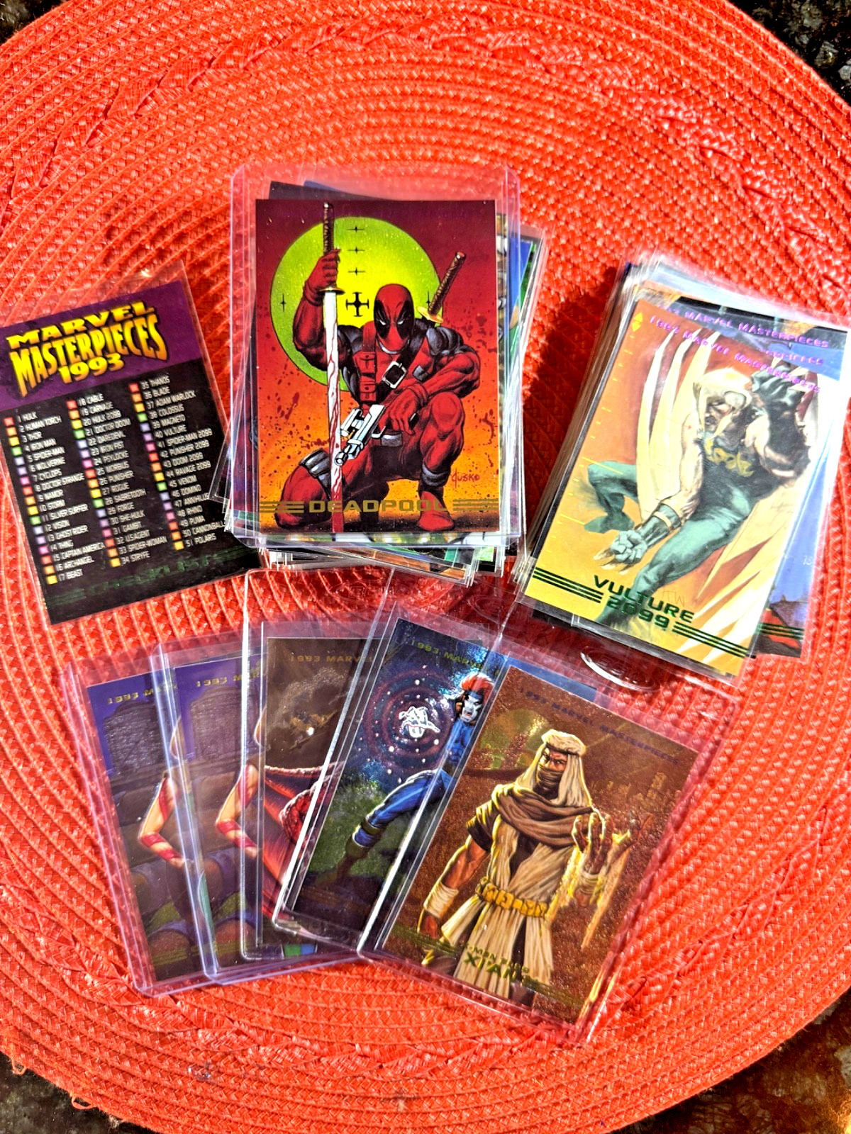 1993 SKYBOX MARVEL MASTERPIECES TRADING CARDS - BASE - DYNA-ETCH 🔥YOU PICK🔥