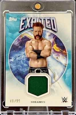 Sheamus 2025 Topps WWE Exalted Aqua Relic #ER-SHE /99