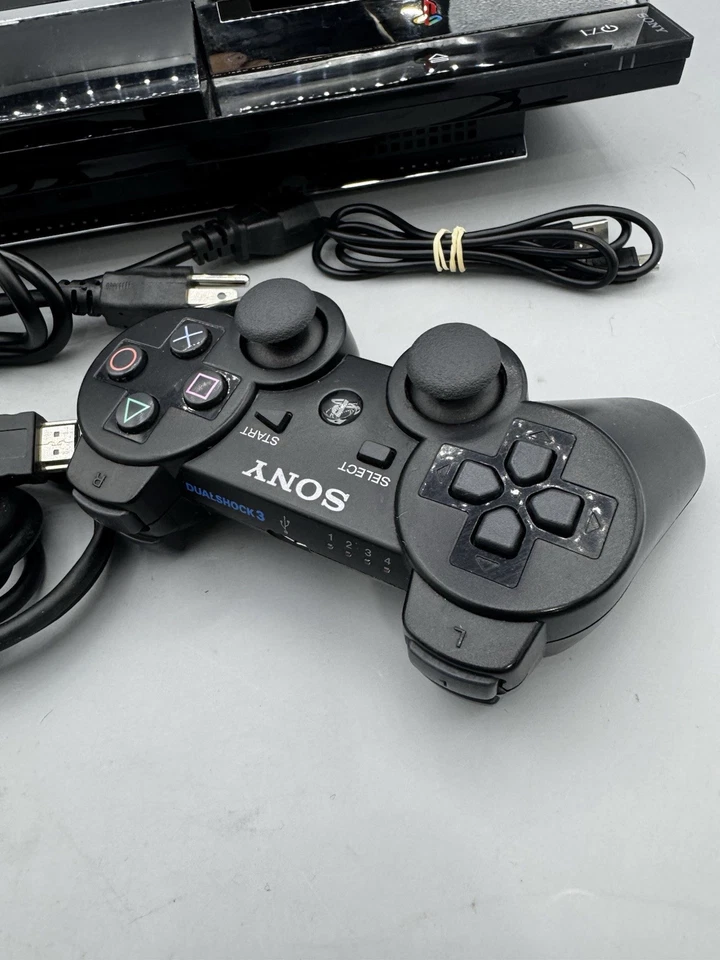 Playstation 3 Backwards Compatible 80GB CECHA01 SERVICED Fat PS3 PS2 PS1 Low Hr - Image 3 of 4