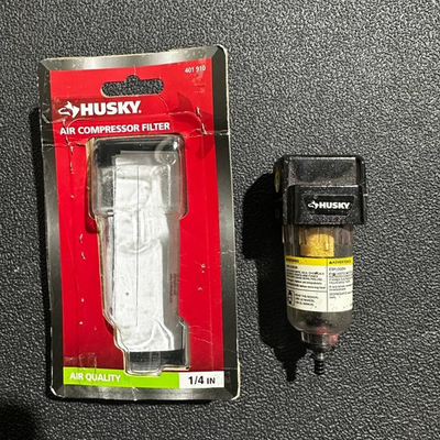 #ad Husky 1 4quot; Air Compressor Filter – Moisture amp; Debris Protection $9.99