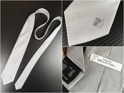 Versace Collection Sil Tie Italy Cravatte Logo