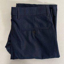 Connor Mens Metallic Navy Skinny Business Dress Pants Size 30 Excellent JM155