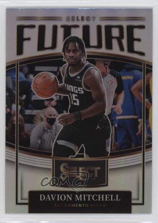 2021-22 Panini Select Select Future Silver Prizm Davion Mitchell #12 15wb