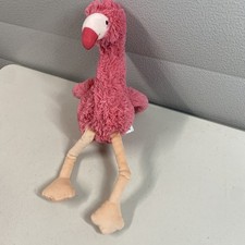 Jellycat Laura Ashley Bashful Pink Flamingo Soft Toy Plush Retired VGC @H 