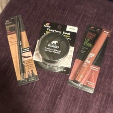 Kokie Lot: Define It Gel Eyeliner  Shade Stay Lip Stain  Powder all 3 items