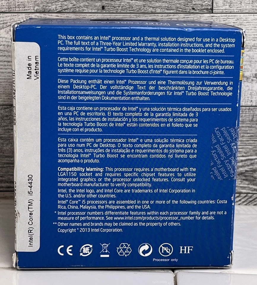 Intel Core i5-4430 3GHz LGA 1150/Socket H3 5 GT/s Desktop CPU SR14G - Image 3 of 4