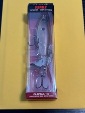 Rapala Claptail 110 Top Water Dual Metal Blade Plopper 4 3/8” 7/8oz Matte Shad