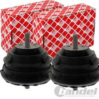 2X febi bilstein Motorlager Beidseitig Passend FÜR BMW 5 7 Links+Rechts