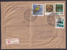 Poland 1972 registered cover canc. UCZCIE ESPERANTO/LERNU ESPERANTON slogan