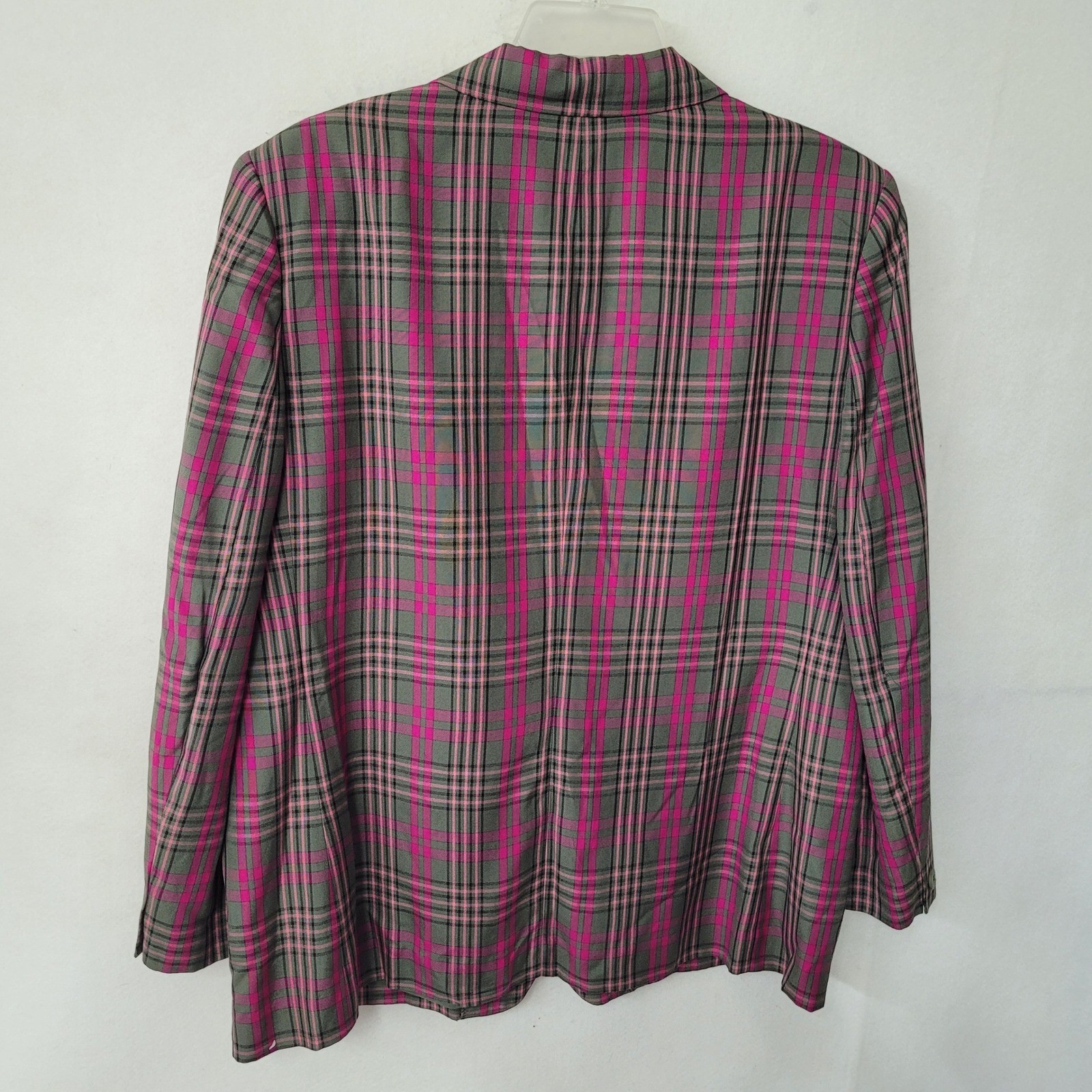 Pendleton Sophisticates Plaid Blazer Jacket Pink … - image 4
