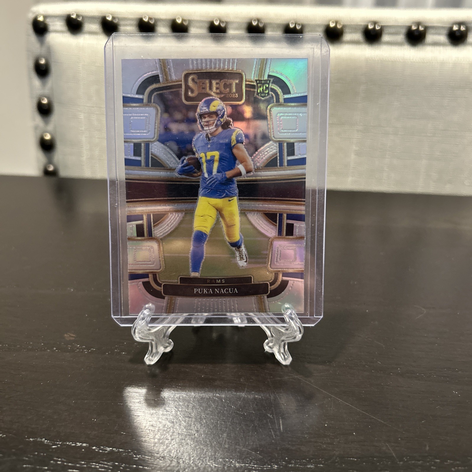 2023 Select Puka Nacua Rookie Silver Prizm Concourse RC #56 LA Rams