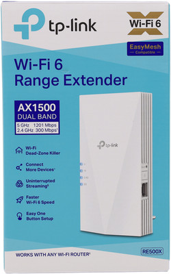 TP-Link RE500X(EU) WiFi 6 WLAN Verstärker/Repeater 1500 Mbit/s AX1500 Dual Band