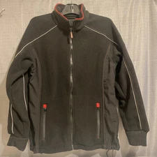 RefrigiWear Women's Warm Hybrid Fleece Jacket Full Zip-Up 9720R Size Med