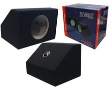 6.5PKB 6.5 Angled/Wedge Box Speakers, Set of Two Black 