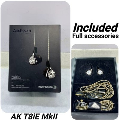 Astell&Kern AK T8iE MkII Tesla Driver In-Ear Headphones by Beyerdynamic with Box