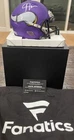 Justin Jefferson Autographed Vikings Speed Mini Helmet-Beckett W Hologram*Silver
