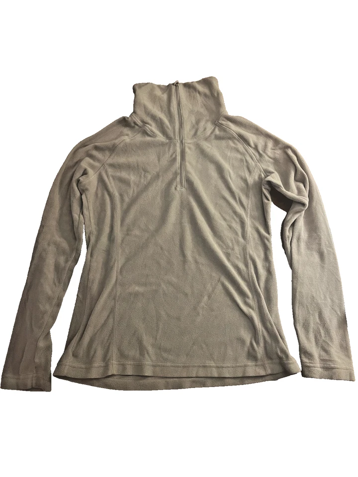 Lote de 2 Pulôveres Femininos de Lã Polartec Mountain Hardware 1/4 Zíper Médio M - Imagem 3 de 4